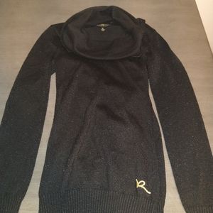 Black & gold rocawear sweater dress